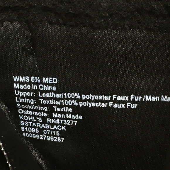 SOLE SENSIBILITY Faux Fur Booties Black - Picture 4 of 4